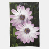 Paarse Daisies Theedoek (Verticaal)