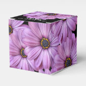 Paarse Daisy 2-inch feestvieren Bedankdoosjes (Voorkant Zijde)