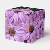 Paarse Daisy 2-inch feestvieren Bedankdoosjes (Achterkant)