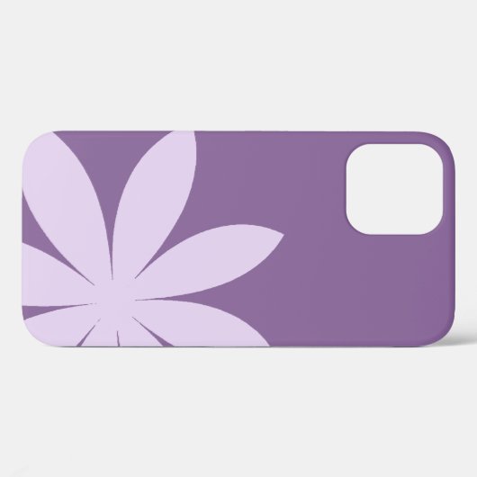 Paarse Daisy Case-Mate iPhone Case (Achterkant (horizontaal))