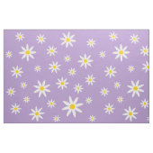 Paarse Daisy Fabric Stof (Fat Quarter)