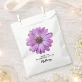 Paarse Daisy Favor Bags Bedankzakje (Geknipt)