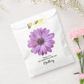 Paarse Daisy Favor Bags Bedankzakje (Gezegeld)