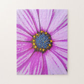 Paarse Daisy Flower Art puzzel (Verticaal)