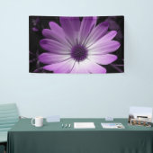 Paarse Daisy Flower Banner (Beurs)