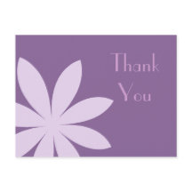 Paarse Daisy Flower bedankt