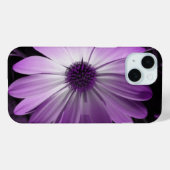 Paarse Daisy Flower Case-Mate iPhone Case (Achterkant (horizontaal))