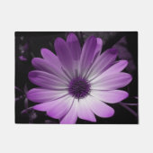 Paarse Daisy Flower Doormat Deurmat (Voorkant)
