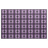 Paarse Daisy Flower Floral Patterned Craft Fabric Stof (Yard (91,4 cm))