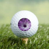 Paarse Daisy Flower Golf Ball Golfballen (Insitu Shirt)