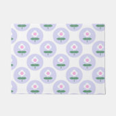 Paarse Daisy Flower Housewarming Fun Gift Deurmat (Voorkant)