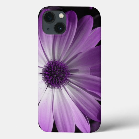 Paarse Daisy Flower iPad-draagtas Case-Mate iPhone Case (Achterkant)