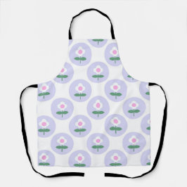 Paarse Daisy Flower Moederdag Housewarming Gift Schort