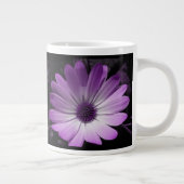 Paarse Daisy Flower Mok (Rechts)