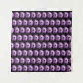 Paarse Daisy Flower Tapestry Wandkleed (Voorkant)