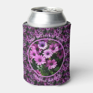 Paarse Daisy Flowers Natuur gepersonaliseerd Blikjeskoeler