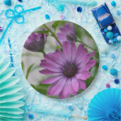 Paarse Daisy Papieren Bordje (Feest)