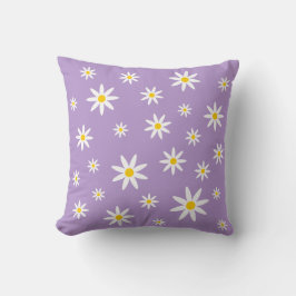 Paarse Daisy Pillow Kussen