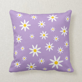 Paarse Daisy Pillow Kussen