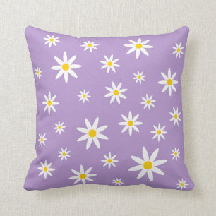 Paarse Daisy Pillow Kussen