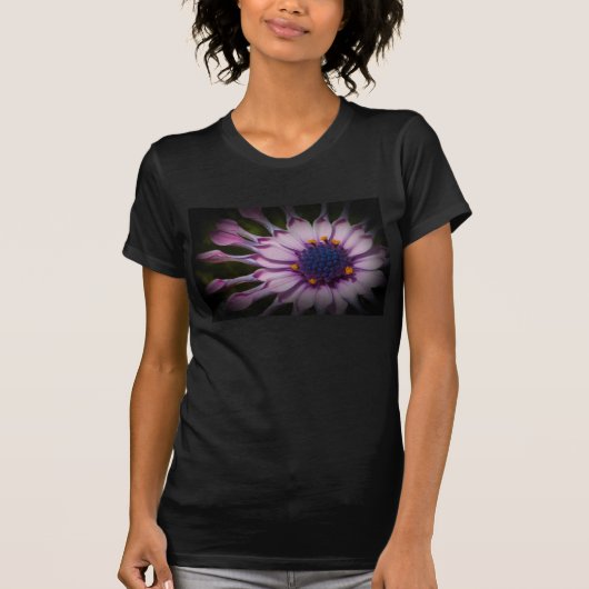 Paarse daisy T-shirt (Voorkant)