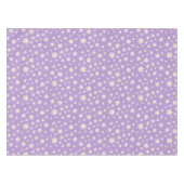 Paarse Daisy Tablecloth Tafelkleed (Voorkant (Horizontaal))
