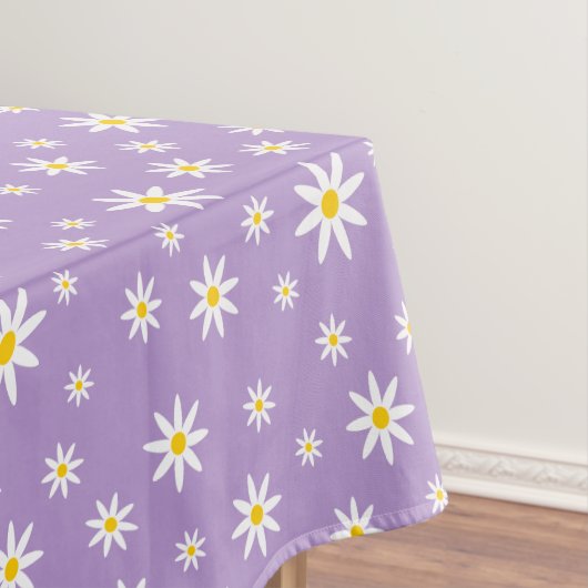 Paarse Daisy Tablecloth Tafelkleed (Voorbeeld)
