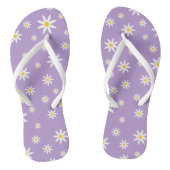 Paarse Daisy Teenslippers (Voetbed)