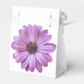 Paarse Daisy Tent Style Party Favor Boxes Bedankdoosjes (Achterkant)