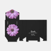 Paarse Daisy Tent Style Party Favor Boxes Bedankdoosjes (Uitgevouwen)