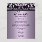 Paarse Damask Flyer (Voorkant)