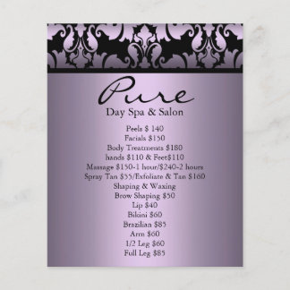 Paarse Damask Flyer