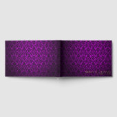 Paarse Damask Gastenboek (Volledig)