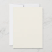 Paarse Damask &  gouden bruiloft uitnodiging (Achterkant)