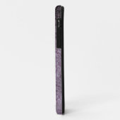 Paarse Damask iPhone 5 Hoesje (Achterkant/links)