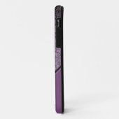 Paarse Damask iPhone 5 Hoesje (Achterkant/links)