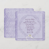  Paarse Damask Kaart (Voorkant / Achterkant)