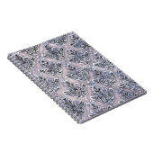Paarse Damask Notitieboek (Rechterzijde)