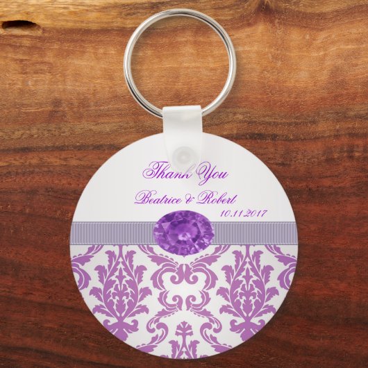 Paarse Damask, oudste afbeelding Sleutelhanger (Voorkant)