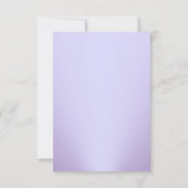 Paarse  Damask RSVP (Achterkant)