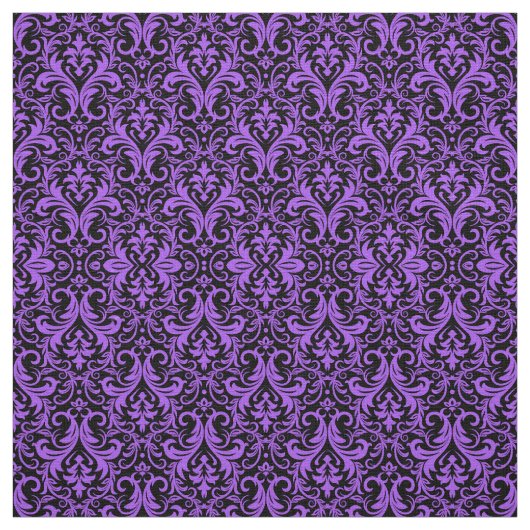 Paarse Damask Stof (Swatch)