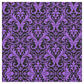 Paarse Damask Stof (Close Up)