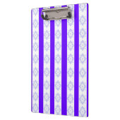 Paarse damast klembord (Links)