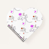 Paarse dame notitieboek (Voorkant)