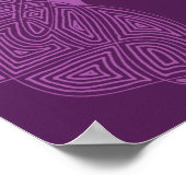 Paarse dame poster (Hoek)