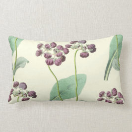 Paarse Dame's purse botanische lumbar Pillow Kussen