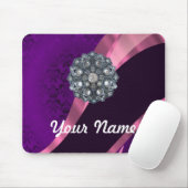 Paarse damp & kristal muismat (Met muis)