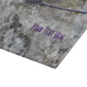 Paarse Damselfly op de Natuur van het Kwartz Snijplank (Hoek)