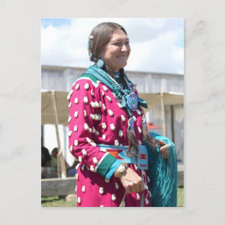 Paarse Dancer Briefkaart