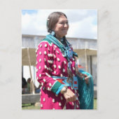 Paarse Dancer Briefkaart (Voorkant)